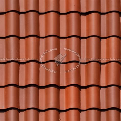 Clay roof texture seamless 19561