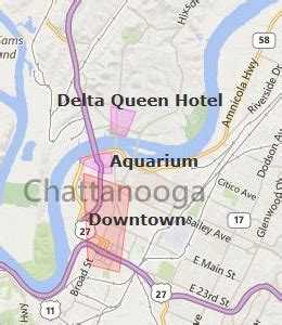 Downtown Chattanooga Hotels near Aquarium - Tennessee TN