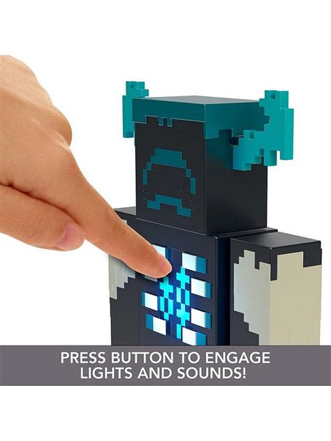 Minecraft The Warden Lights and Sounds Figure | Very.co.uk