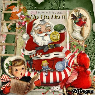 an old fashioned christmas card with santa claus