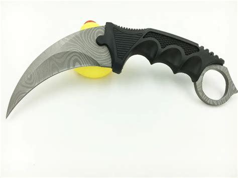 CS GO Counter Strike claw Karambit Knife Neck Knife with Sheath Tiger ...