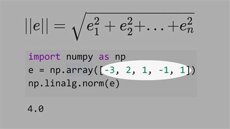 10.2) Euclidean Norm of an n-vector - YouTube