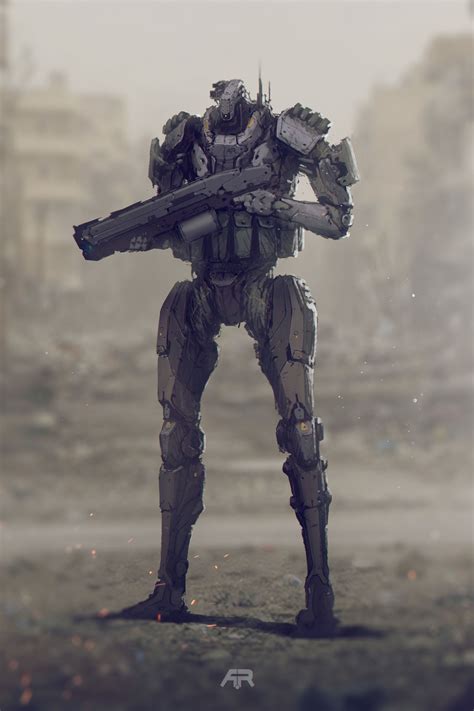 Robot, Andrey Terentev | Robots concept, Combat robot, Robot concept art