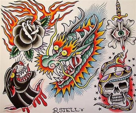 Flash - Richard Stell Tattoos | Traditional tattoo art, Traditional ink ...