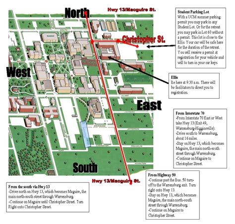 Map Of Ucm Campus - China Map Tourist Destinations