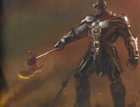 AVENGERS: ENDGAME Concept Art Reveals "Warlord" Thanos And More ...