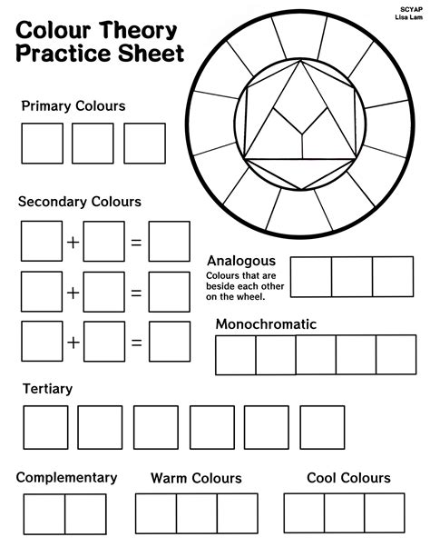 Basic Color Theory - Printable | SCYAP