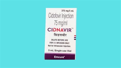 Cidofovir Injection 75 mg/ml | Exporter | Supplier