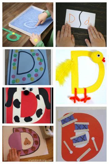 20+ Letter D Crafts & Activities- Preschooler Learn The Alphabet | Kids ...