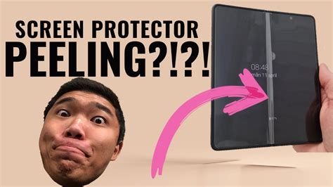 UPDATE: Galaxy Z Fold 3 Screen Protector Removal [LIFTING!!] [BUBBLING ...