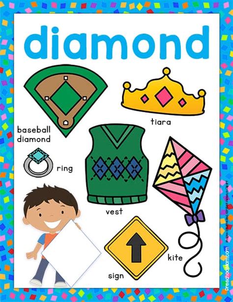 Diamond Shapes For Kids