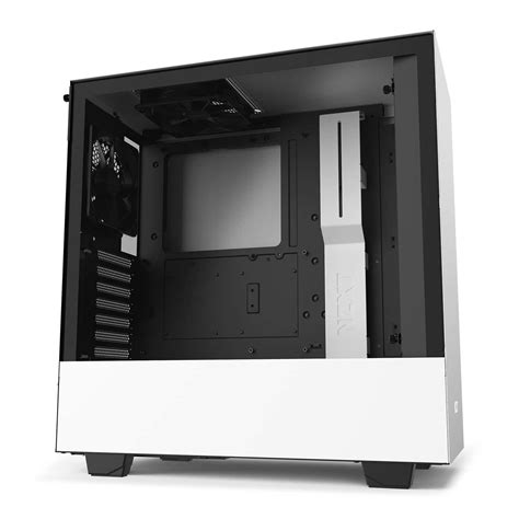 NZXT White H510 Mid Tower Windowed PC Gaming Case - TECHBLD