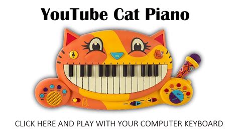 YouTube Cat Piano - Play It With Your Computer Keyboard - YouTube