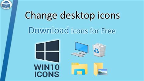 How To Change Desktop Icons in Windows 10 | Download Icon | Free Icon ...