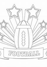 Free Printable Football sketch template