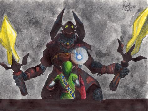 Link vs Ganon by FernandaRsRozen on DeviantArt