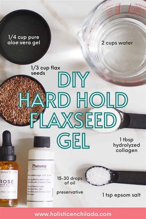 Flaxseed Gel For Curly Hair + DIY Hard Hold Flaxseed Gel Recipe