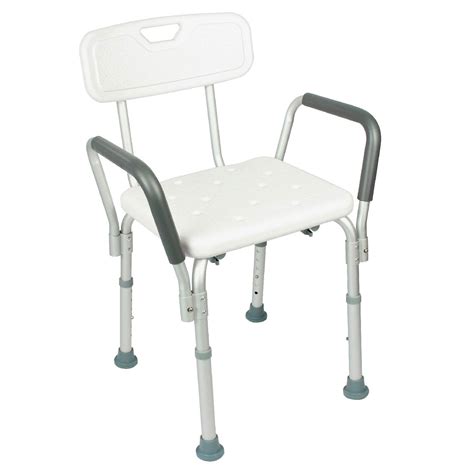 Vive Shower Chair with Back - Handicap Bathtub Bench with Padded ...