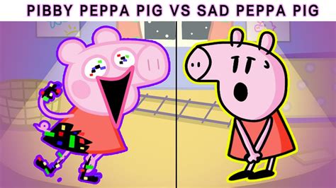 Pibby Peppa Pig Vs Sad Peppa Pig Sings Discovery Glitch | FNF Cover Vs ...