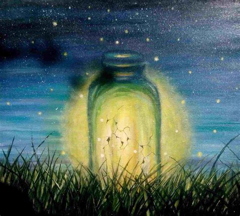 Firefly Jar Art | Stickerwall Window Painting, Painting & Drawing, Acrylic Painting, Serenity ...