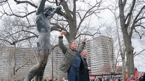 Sylvester Stallone shares video of his visit to the Rocky Balboa statue ...