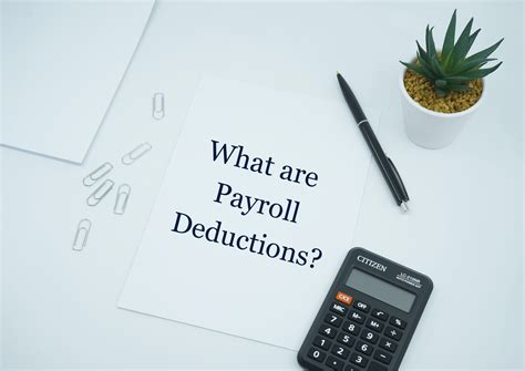 WHAT ARE PAYROLL DEDUCTIONS? - Prevailing Wage Consulting, LLC