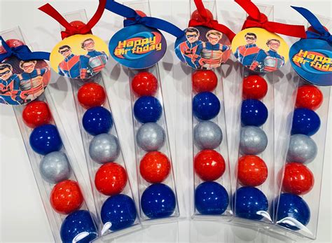 Henry Danger Birthday Party Favor Gumball Candy SET OF 6 - Etsy Australia