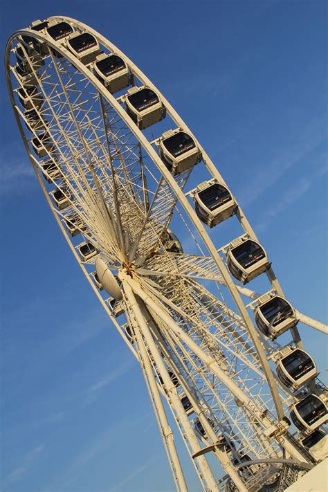 Free Images : structure, sky, skyline, city, reflection, ferris wheel ...