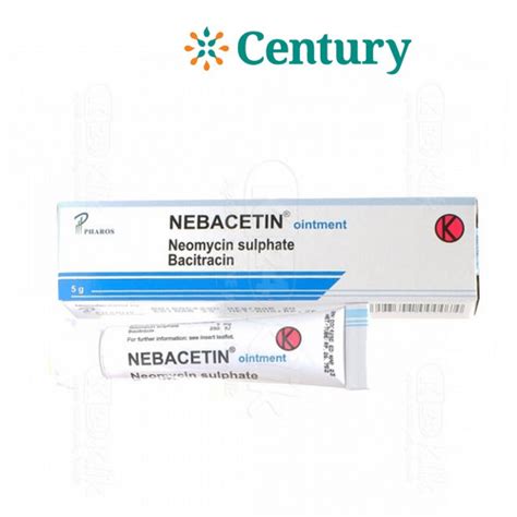 Jual NEBACETIN OINT 5 GR / BACITRACIN / NEOMYCIN / SALEP KULIT INFEKSI ...