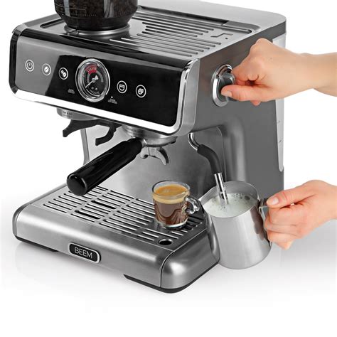 BEEM Espresso -Grind-Profession Espresso-Siebträgermaschine mit Mahlwerk