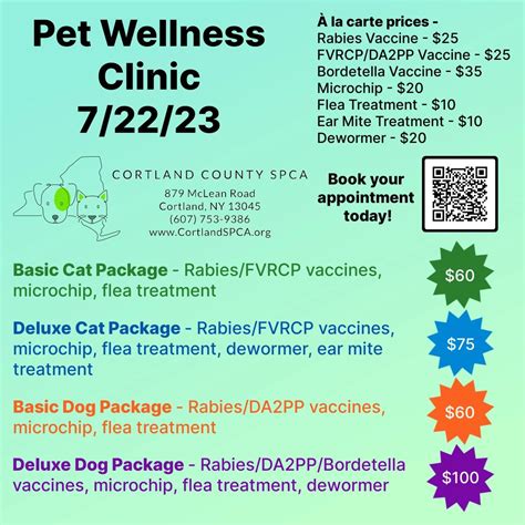 Wellness Clinic | Cortland County SPCA