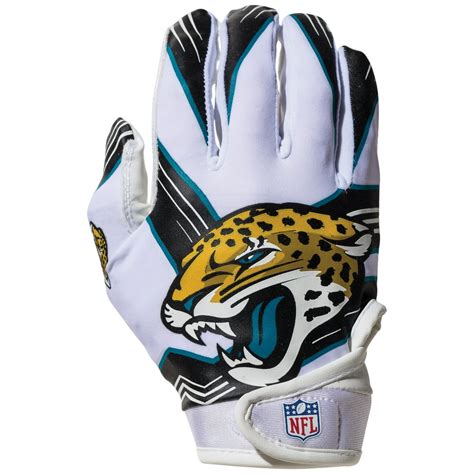 Franklin Sports NFL Jacksonville Jaguars Youth Football Receiver Gloves ...