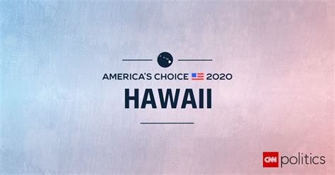 Hawaii Election Results and Maps 2020