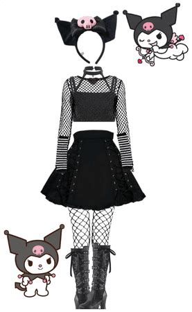 Kuromi & My Melody Outfit | ShopLook | Hello kitty clothes, Anime ...