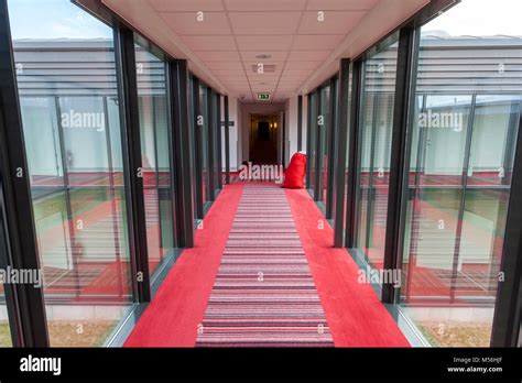 Thon Hotel Gardermoen corridor , Oslo Airport, Gardermoen, Oslo, Norway Stock Photo - Alamy