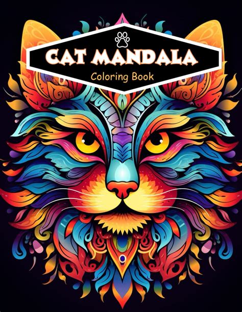 Amazon.com: Serene Whiskered Designs: Cat Mandala Coloring Book for ...