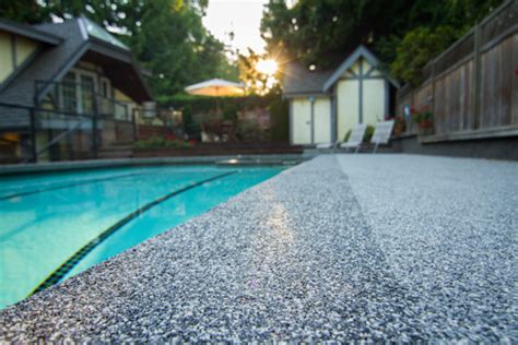 Vancouver Pool Deck Duraroc Rubber Surfacing - Traditional - Vancouver