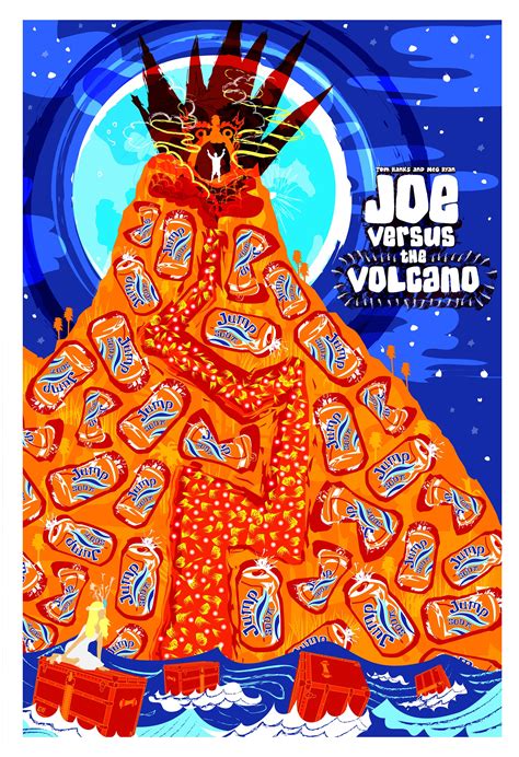 Joe Versus The Volcano 1990 Inspired Movie Poster | Etsy