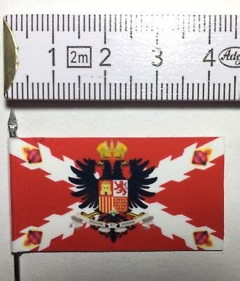 232) 1x 25mm 28mm Spanish Carlist Flag No.2 from 1st/2nd Carlist War | eBay