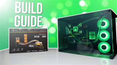 How To Build A Water Cooled PC - EK RGB Liquid Cooling Kit - YouTube