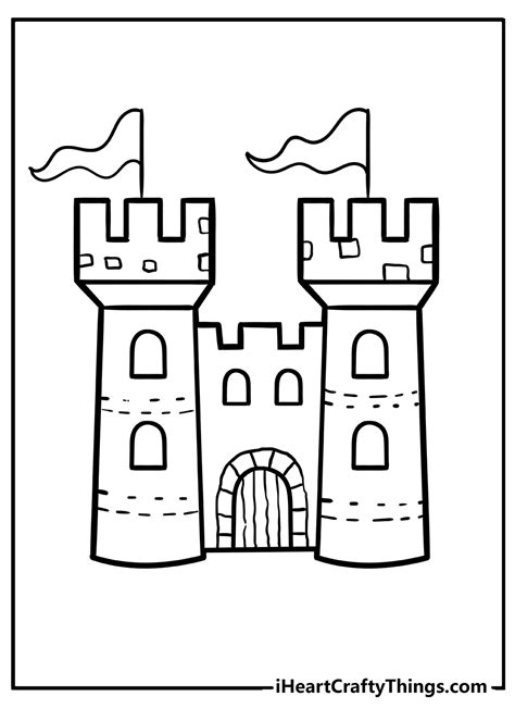 Castle Tower Coloring Pages