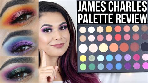 James Charles Palette Review and Tutorial x3 - YouTube