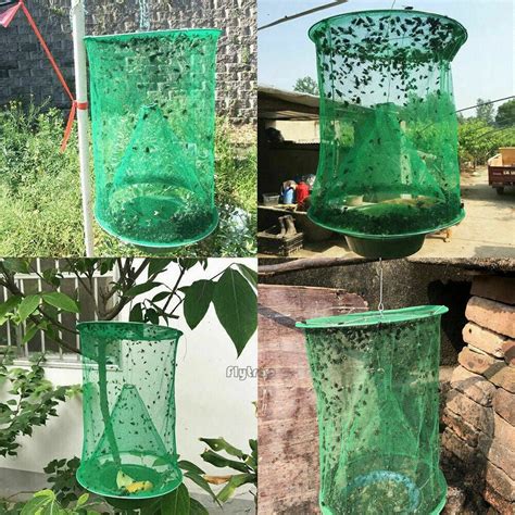 The Ranch Fly Trap - Outdoor Fly Trap - Killer Bug Cage Net Perfect For ...