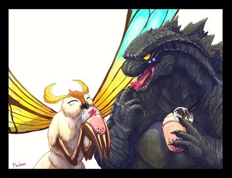 Godzilla And Mothra Love