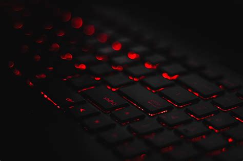 1920x1080px, 1080P free download | Keyboard, backlight, red, glare, bokeh, HD wallpaper | Peakpx