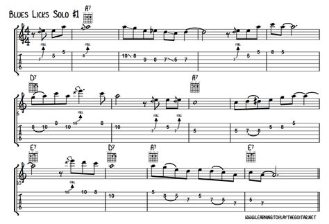 Licks as Bricks - Building a Blues Guitar Solo - Learning To Play The Guitar