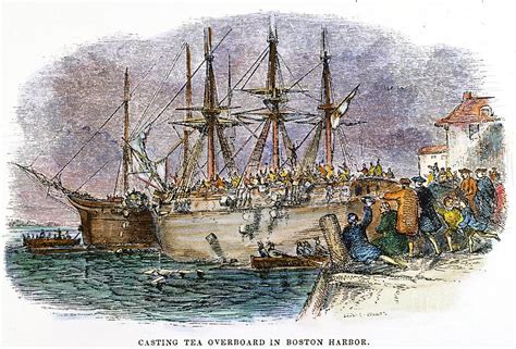 The Boston Tea Party, 1773 by Granger