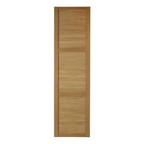 Howdens Shaker Oak Panelled 2225mm Sliding Wardrobe Door | Howdens