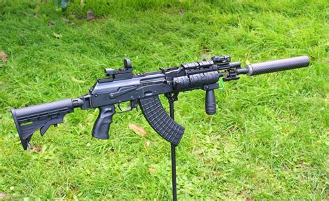 AK47 7.62×39 Carbon-Fiber Over-Barrel Suppressor : ak47