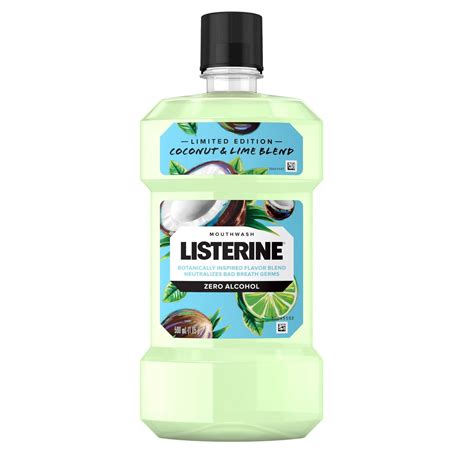 Listerine Coconut Lime Splash Zero Mouthwash - 16.9 fl oz in 2021 ...